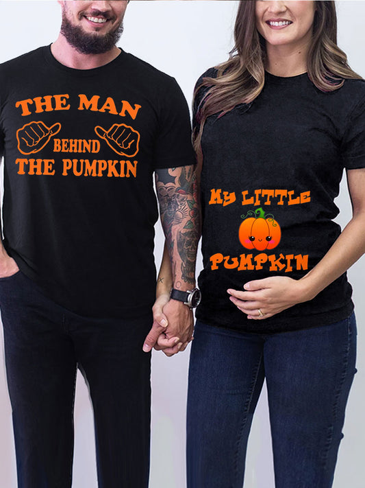 My Little Pumpkin Couple Maternity Shirt