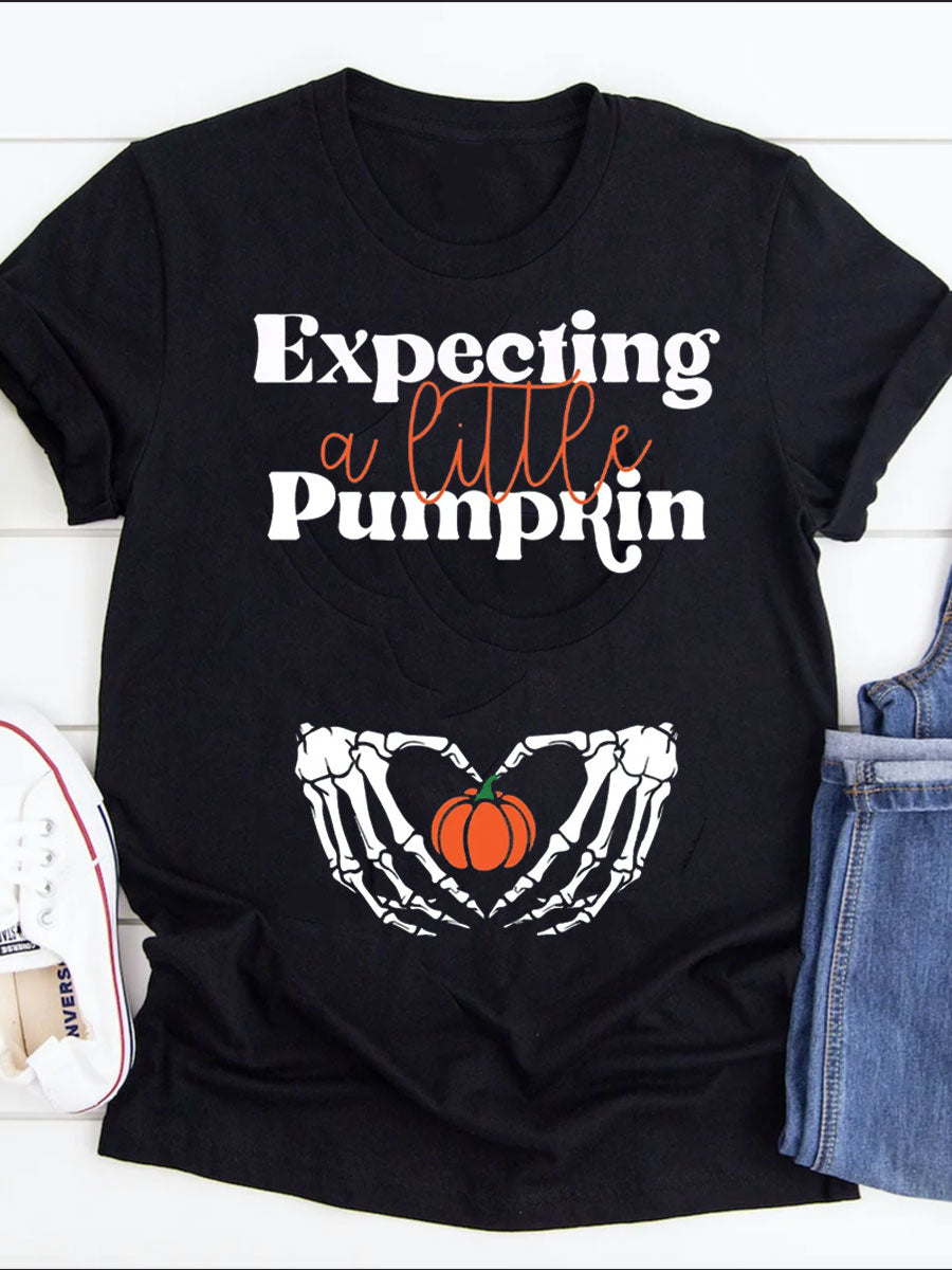 Expecting A Little Pumpkin Maternity Shirt