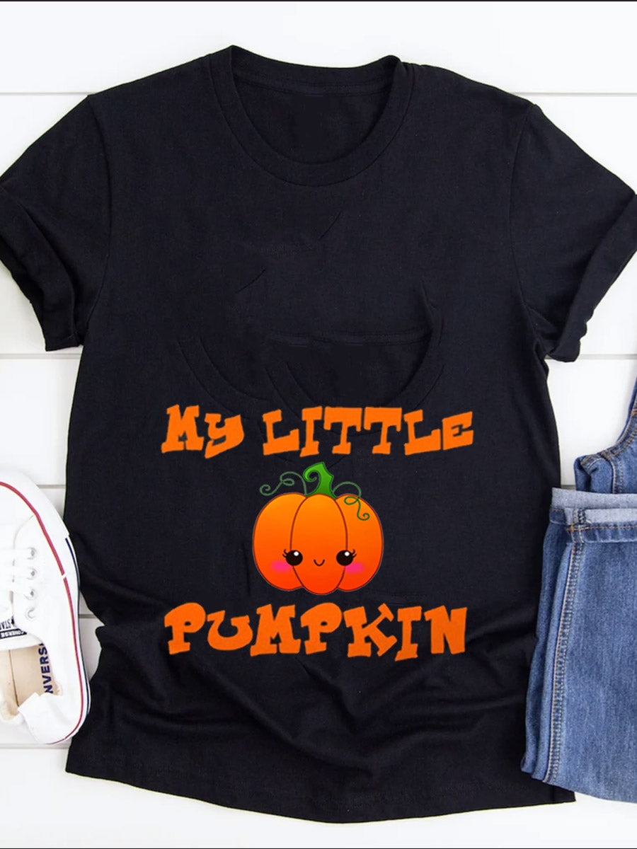 My Little Pumpkin Couple Maternity Shirt