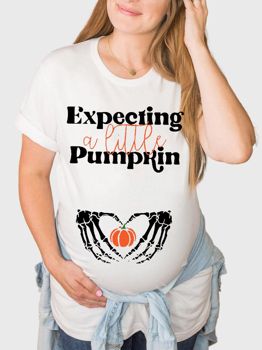 Expecting A Little Pumpkin Maternity Shirt