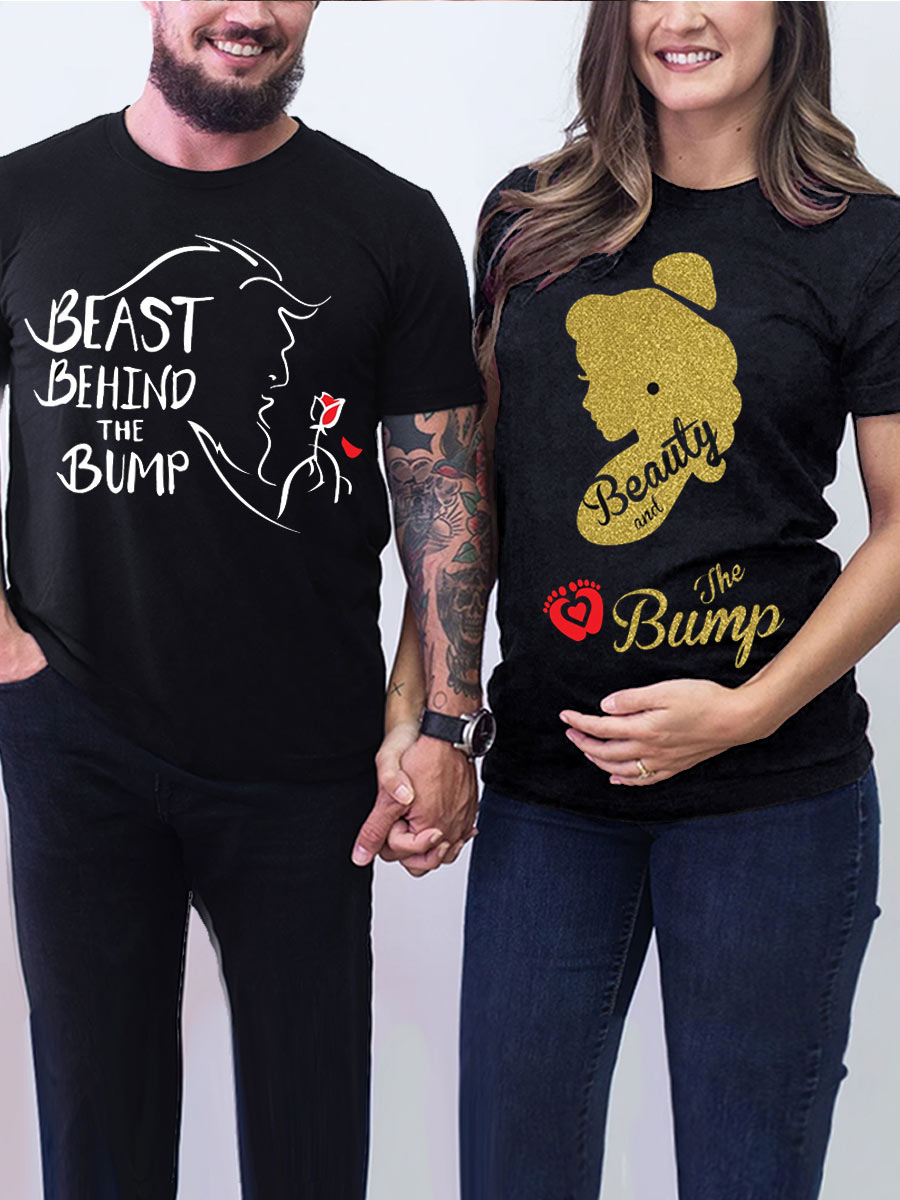 Beauty And The Bump Couple Maternity Shirt