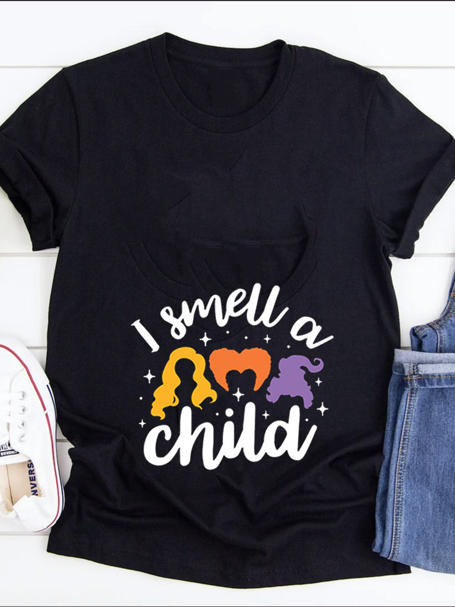 I Smell A Child Maternity Sweatshirt