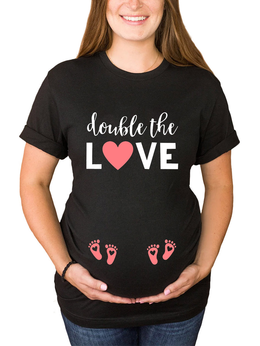 Double The Love Twins Maternity Shirt