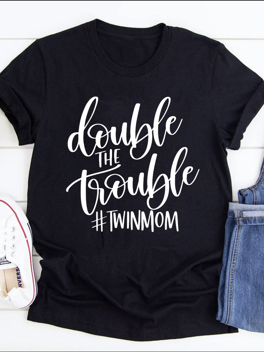 Double The Trouble Maternity Shirt