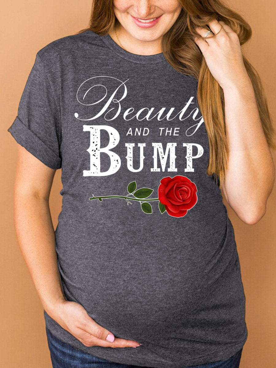 Beauty And The Bump Maternity Sweatshirt