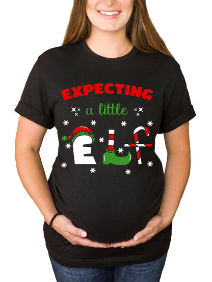 Expecting A Little Elf Maternity Shirt