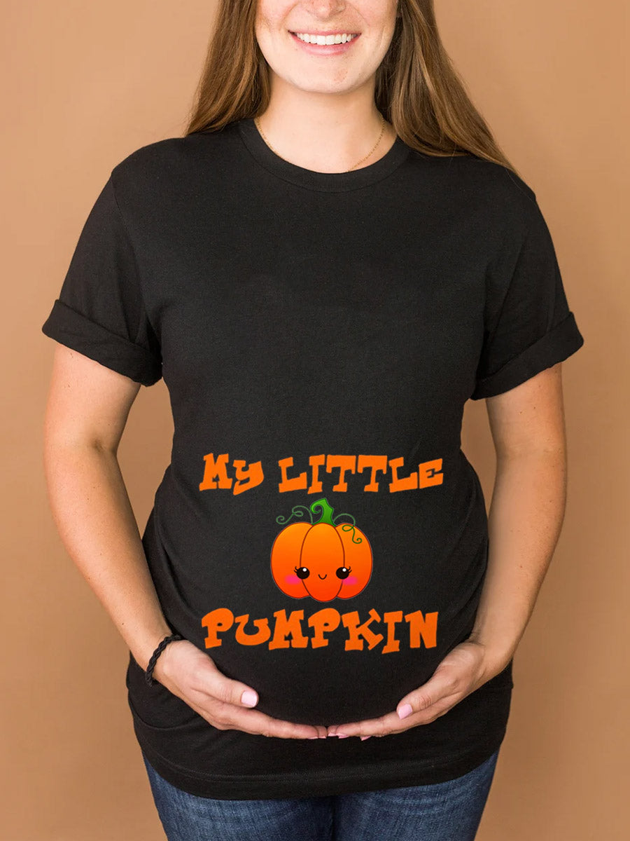 My Little Pumpkin Couple Maternity Shirt