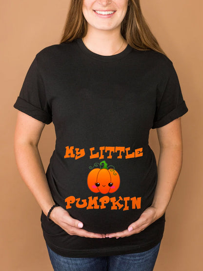 My Little Pumpkin Couple Maternity Shirt