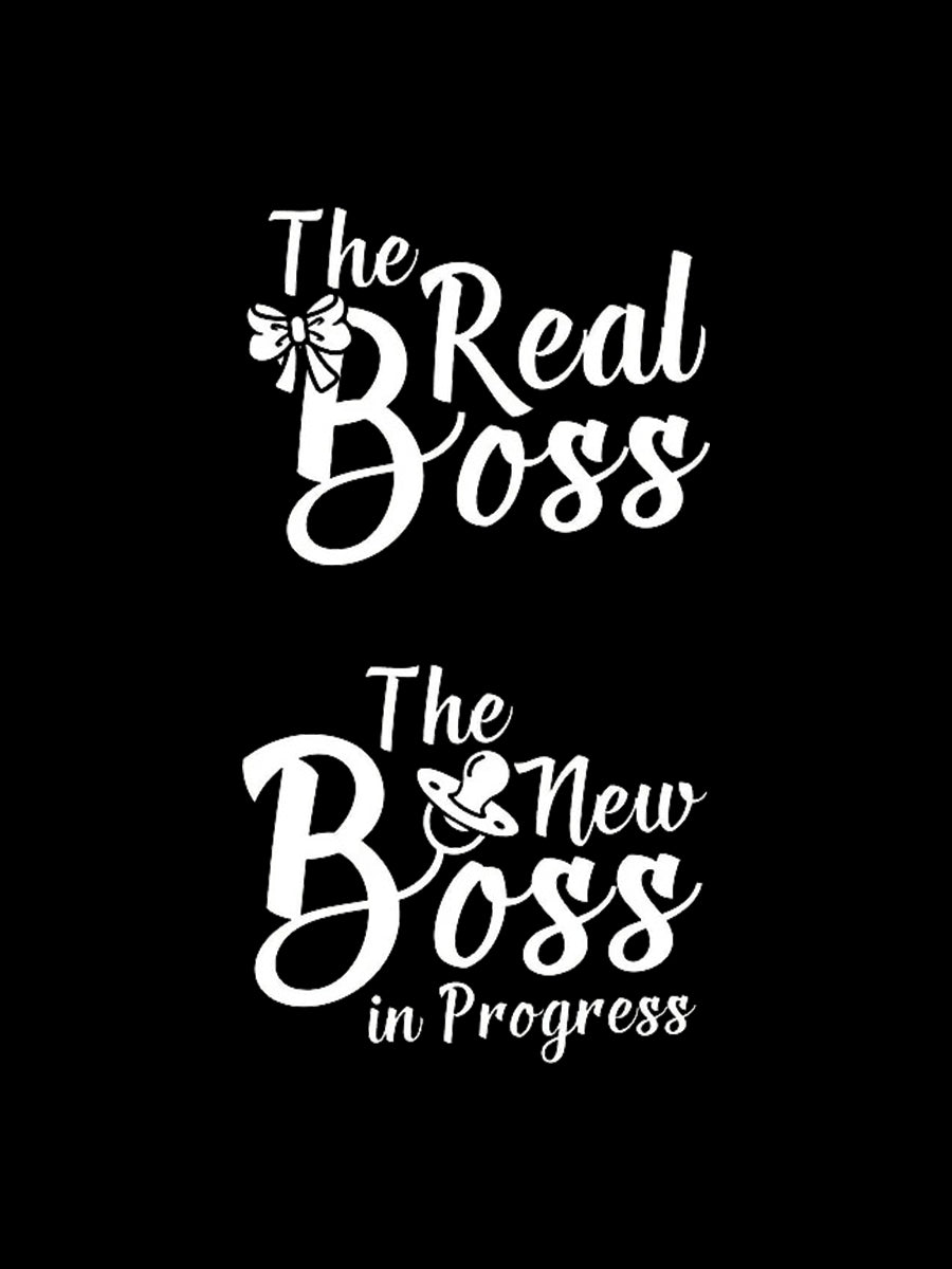 The Real Boss Couple Maternity Shirt