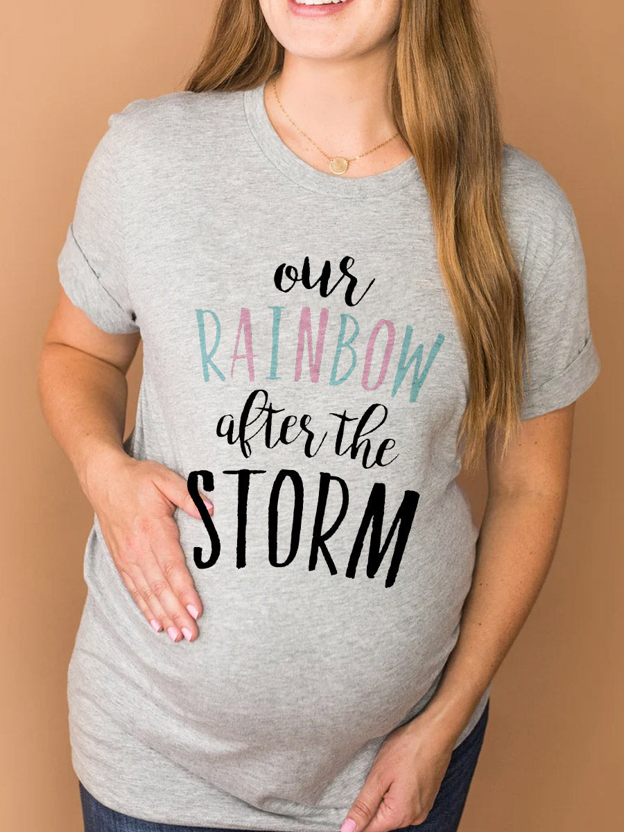 Our Rainbow After The Storm Maternity Shirt