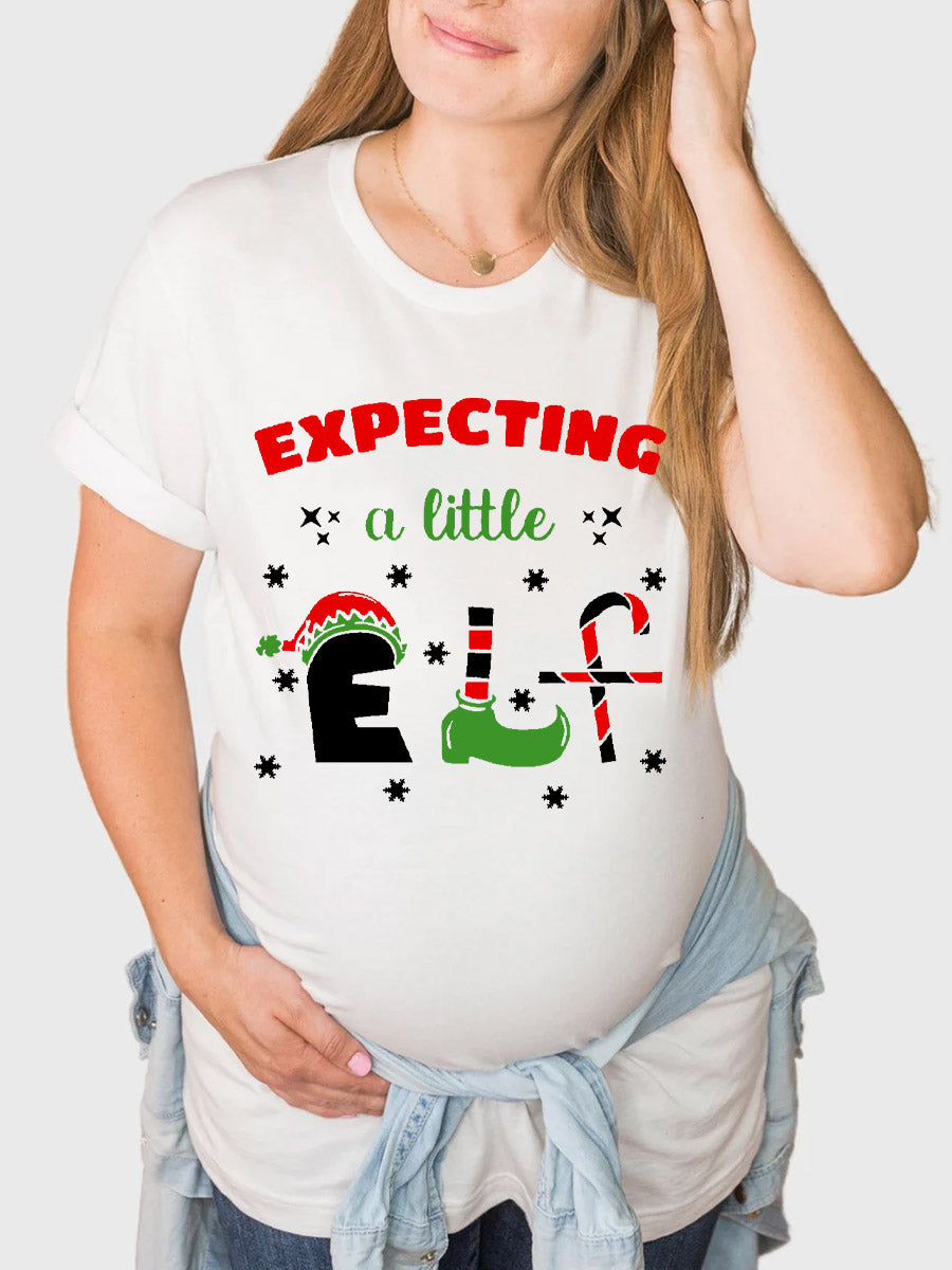 Expecting A Little Elf Maternity Shirt