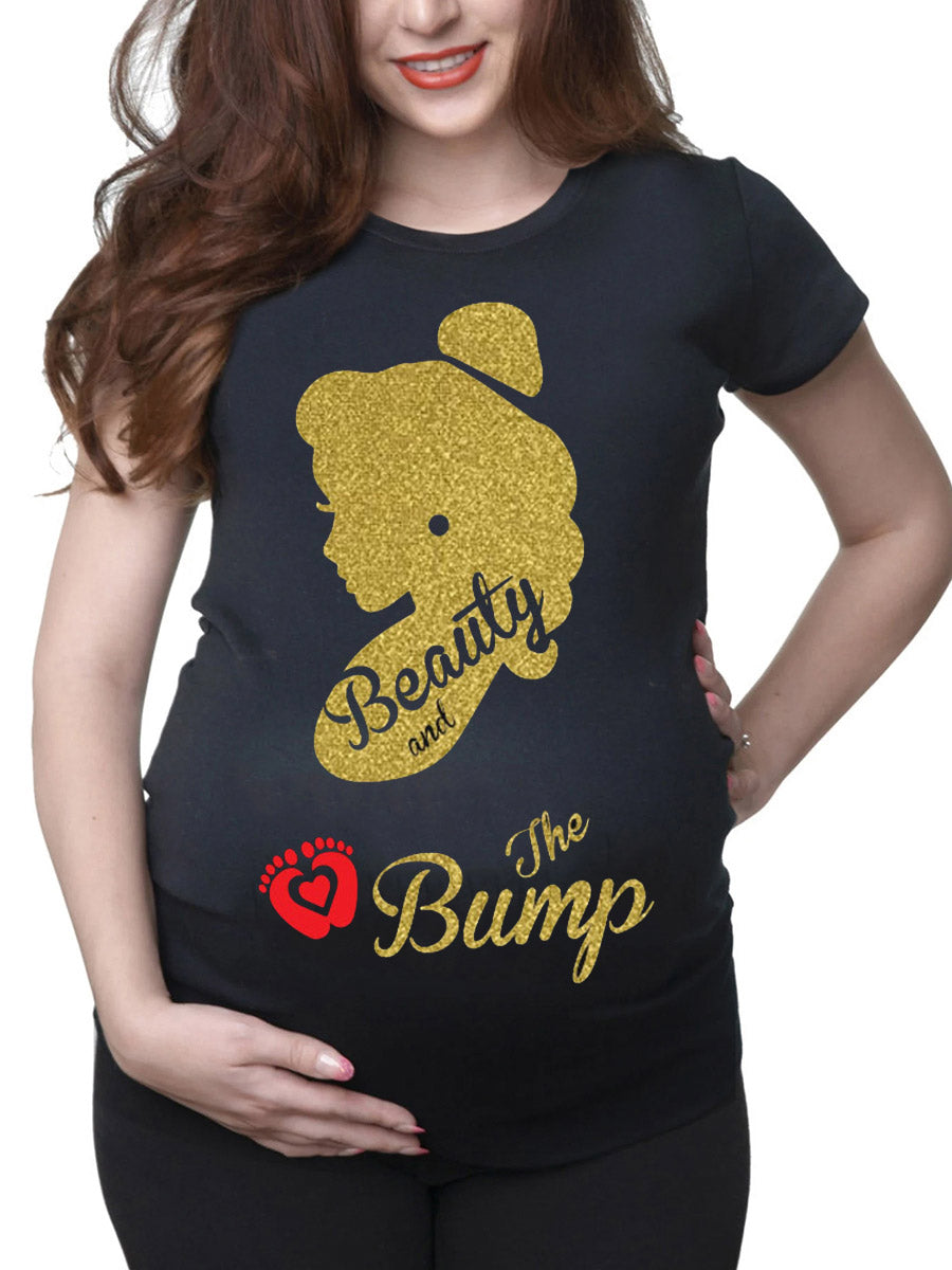 Beauty And The Bump Couple Maternity Shirt