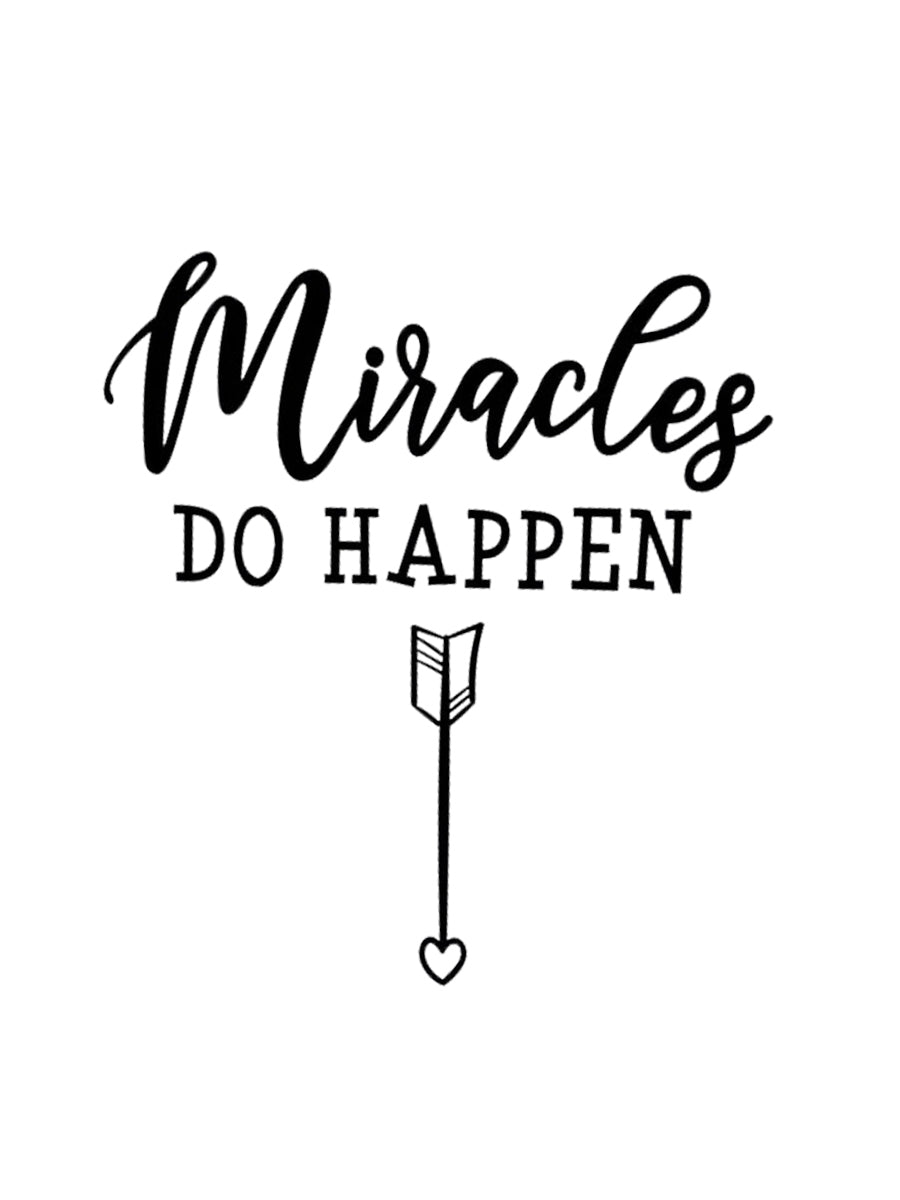 Miracles Do Happen Couple Maternity Shirt