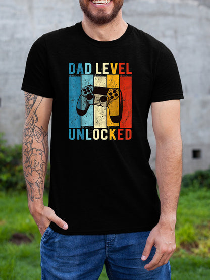 Dad Level Unlocked Shirt