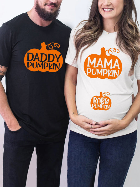 Mama Pumpkin Couple Shirt