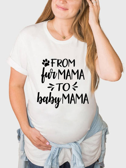 From Fur Mama/Daddy To Baby Mama/Daddy Parents Shirt