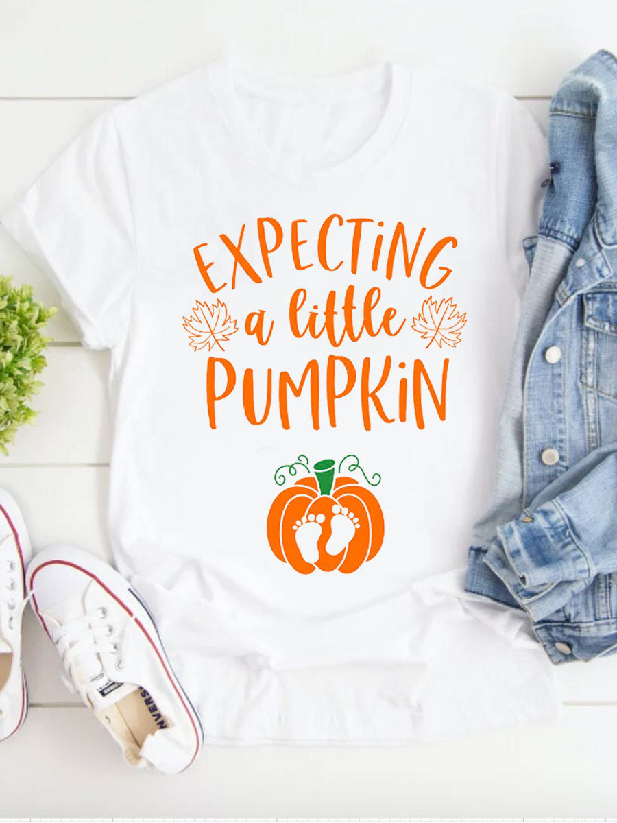 Expecting A Little Pumpkin Maternity Sweatshirt