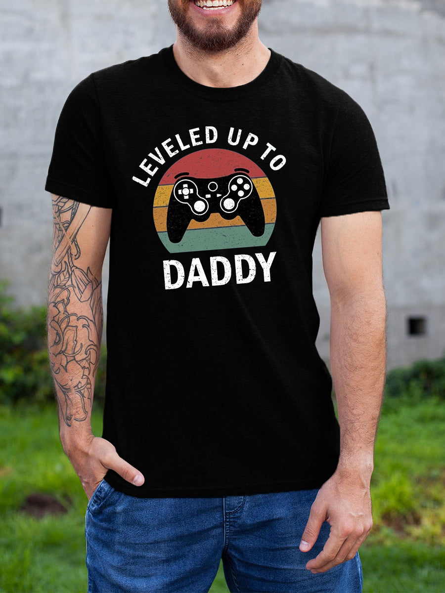 Leveled Up To Daddy Shirt