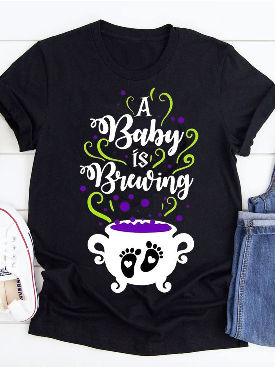 A Baby Is Brewing Maternity Shirt