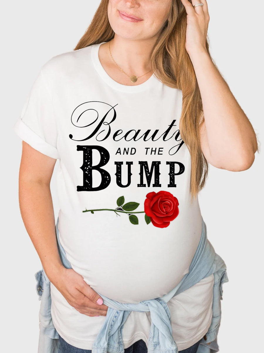 Beauty And The Bump Maternity Sweatshirt