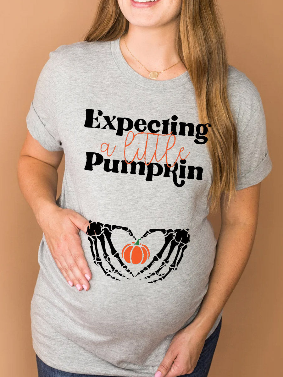 Expecting A Little Pumpkin Maternity Shirt