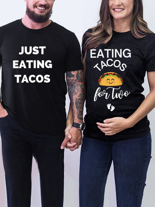 Eating Tacos For Two Couple Shirt