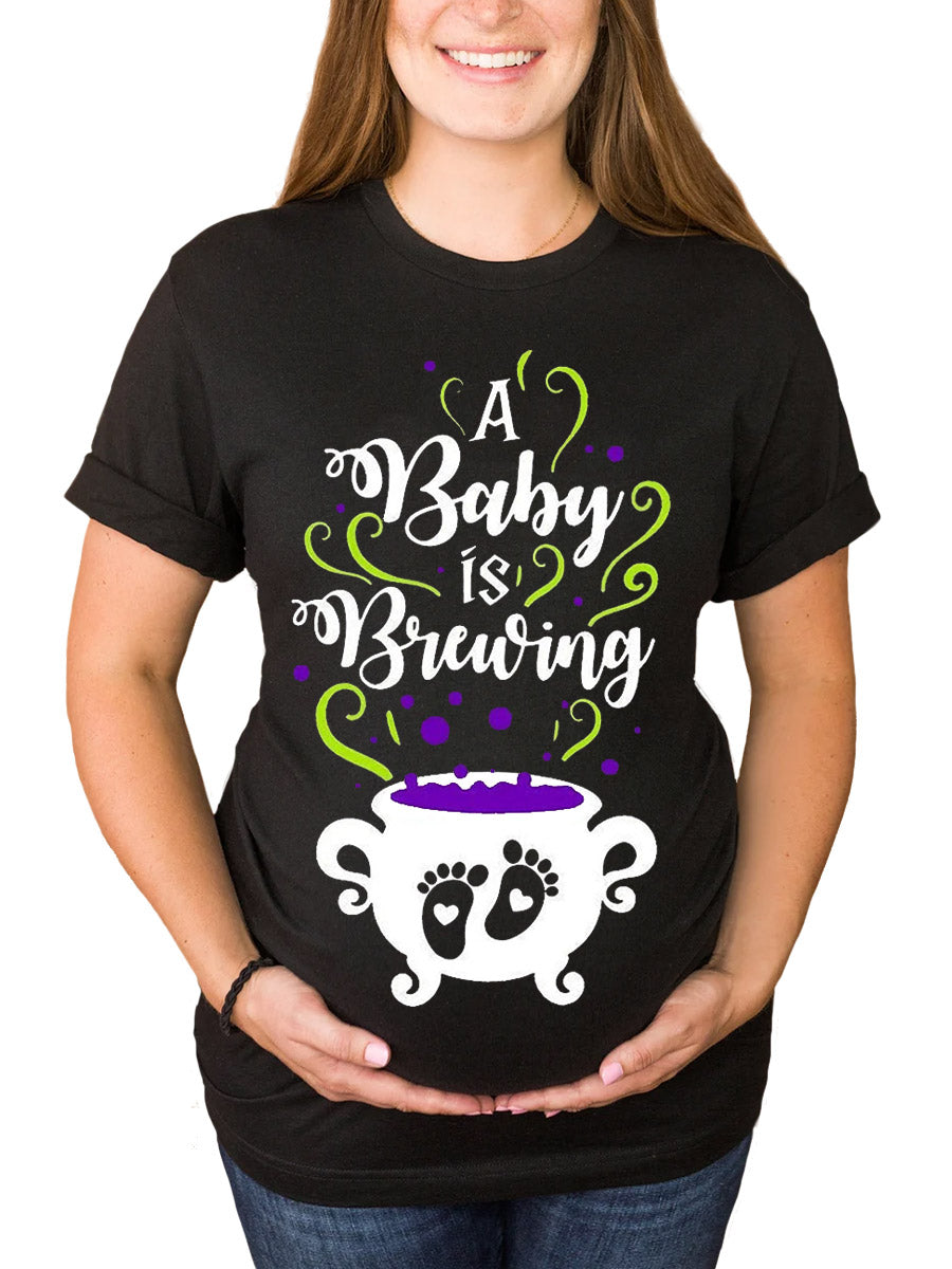 A Baby Is Brewing Maternity Shirt